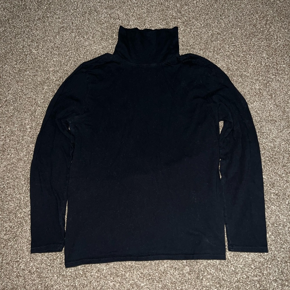 PacSun Turtleneck Vintage OG Black Long Sleeve Sweater Shirt